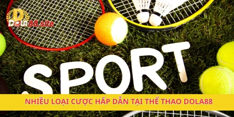 THỂ THAO 1 Nhiều loại cược hấp dẫn tại thể thao DOLA88